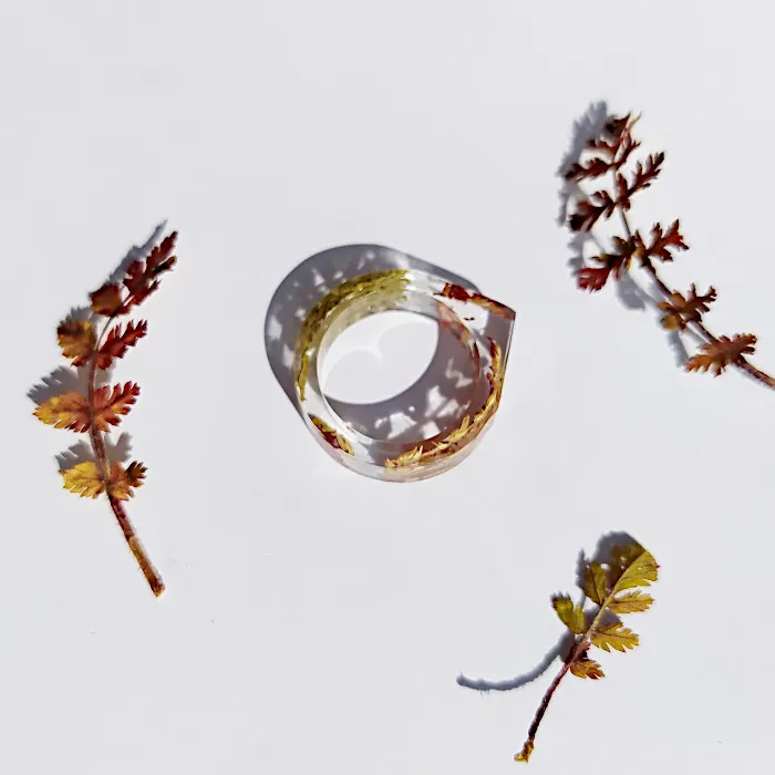 Prstene - Živicový prsteň Jeseň