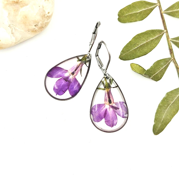 Náušnice - Lobelky