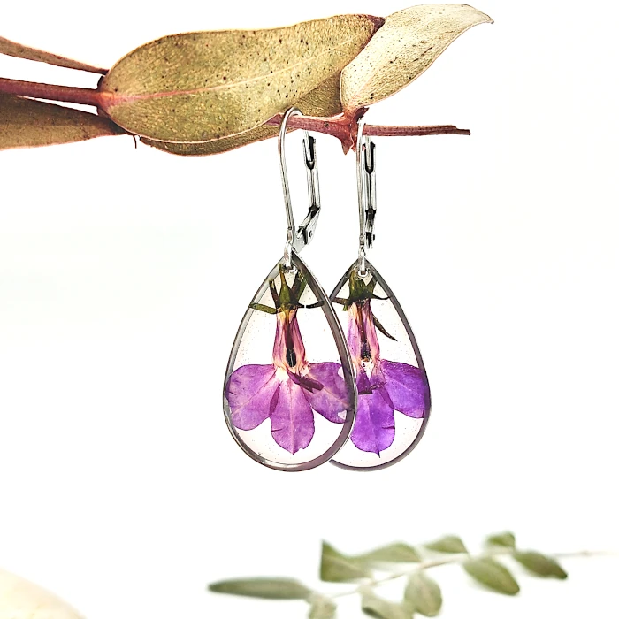 Náušnice - Lobelky