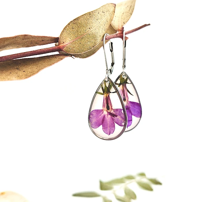 Náušnice - Lobelky