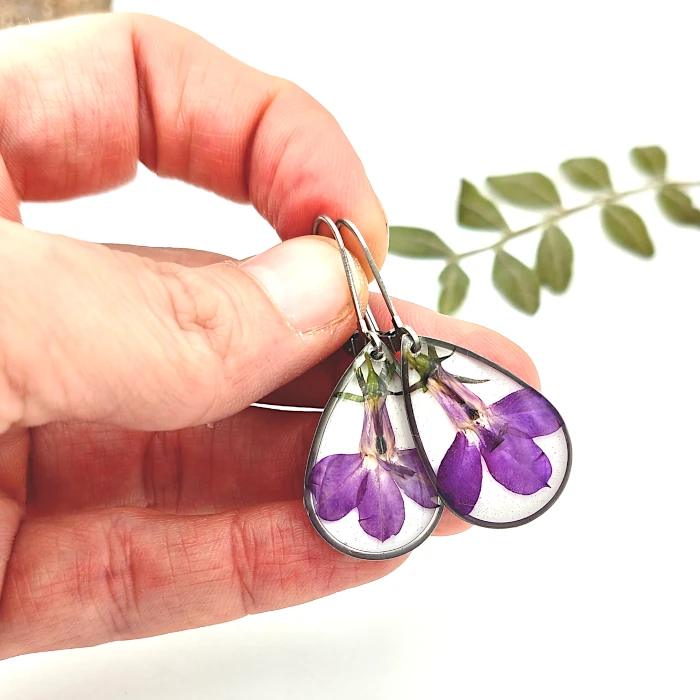 Náušnice - Lobelky