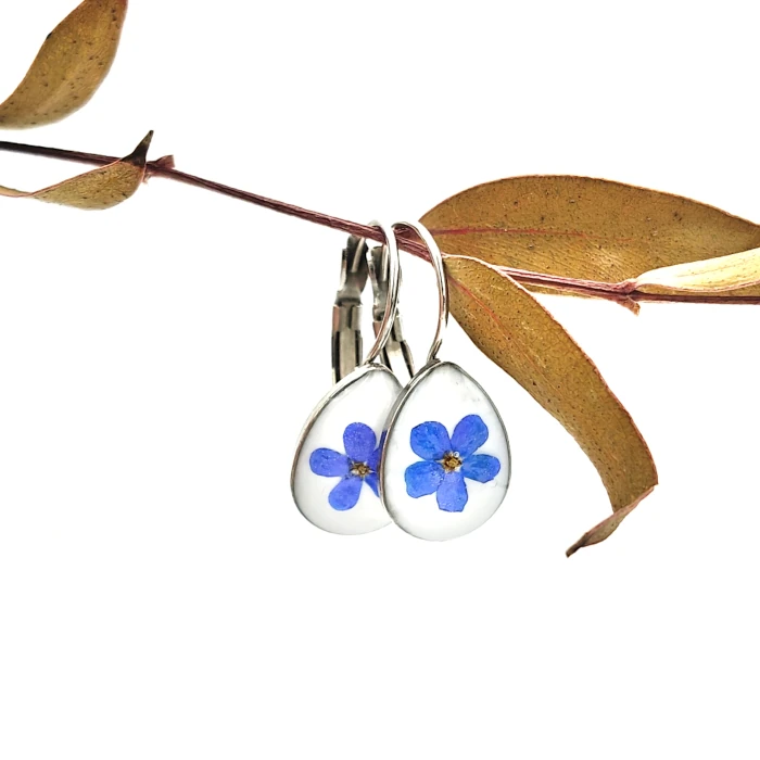 Náušnice - Nezábudkové 9