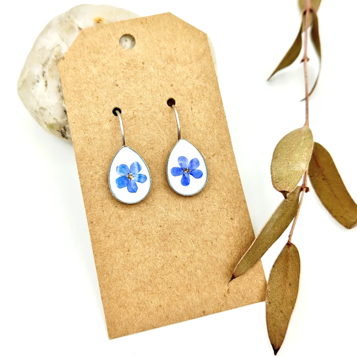 Náušnice - Nezábudkové 9