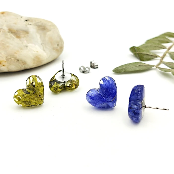 Náušnice - Malé srdiečka 2