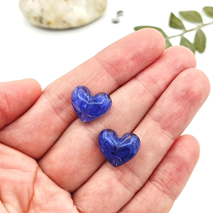 Náušnice - Malé srdiečka 2