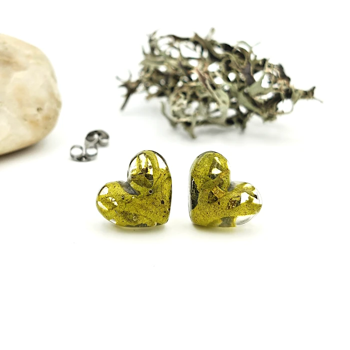 Náušnice - Malé srdiečka 2