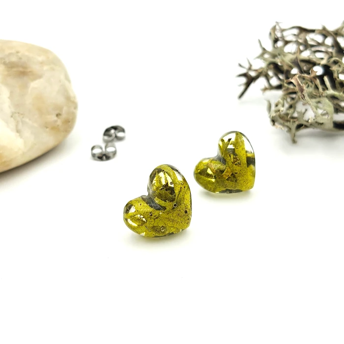 Náušnice - Malé srdiečka 2