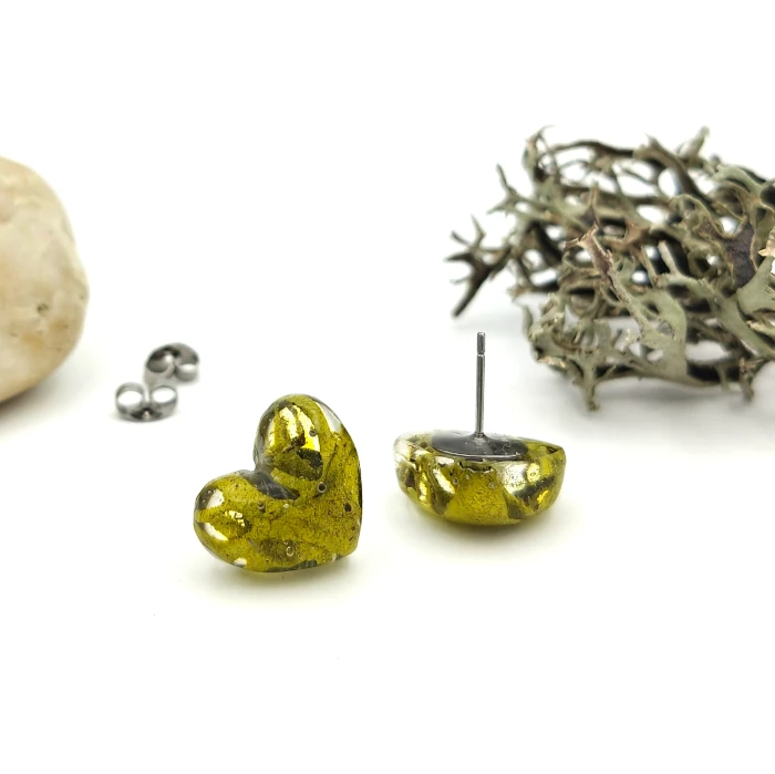 Náušnice - Malé srdiečka 2