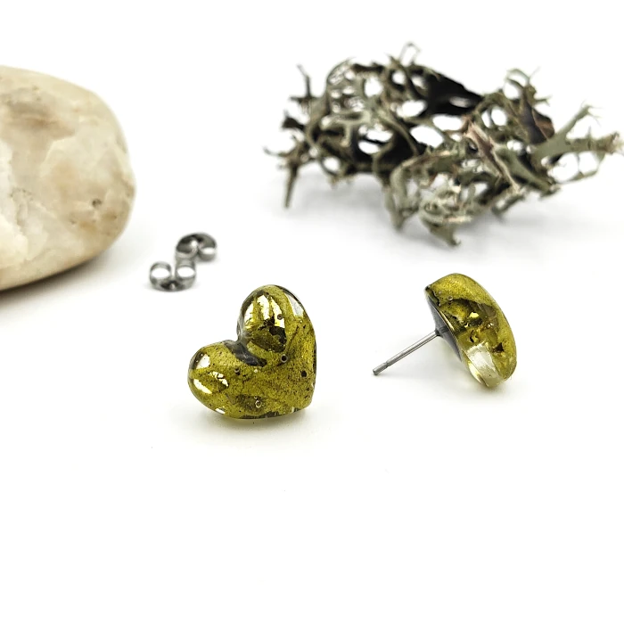 Náušnice - Malé srdiečka 2