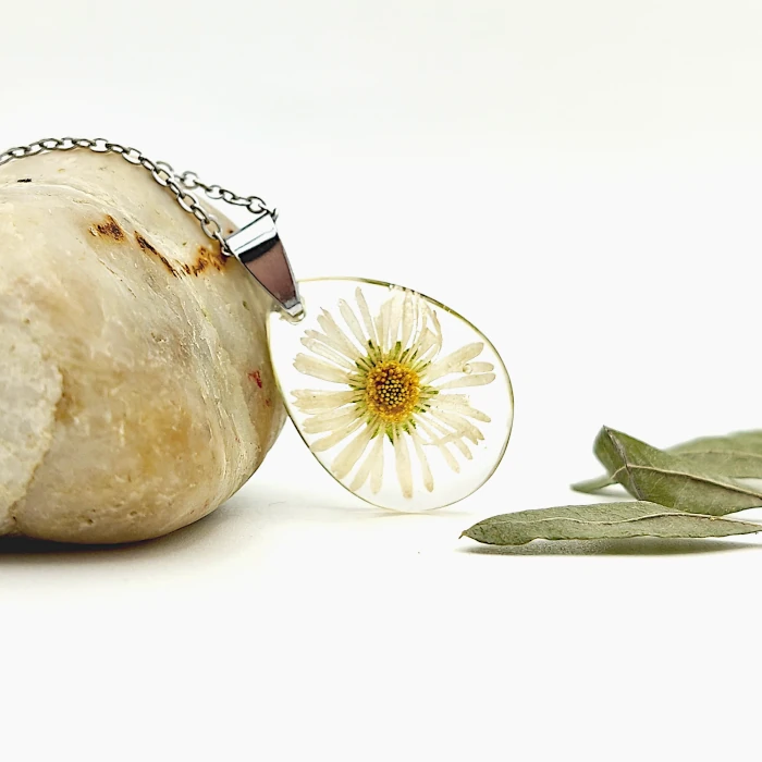 Náhrdelníky - Sedmokráska v kvapke